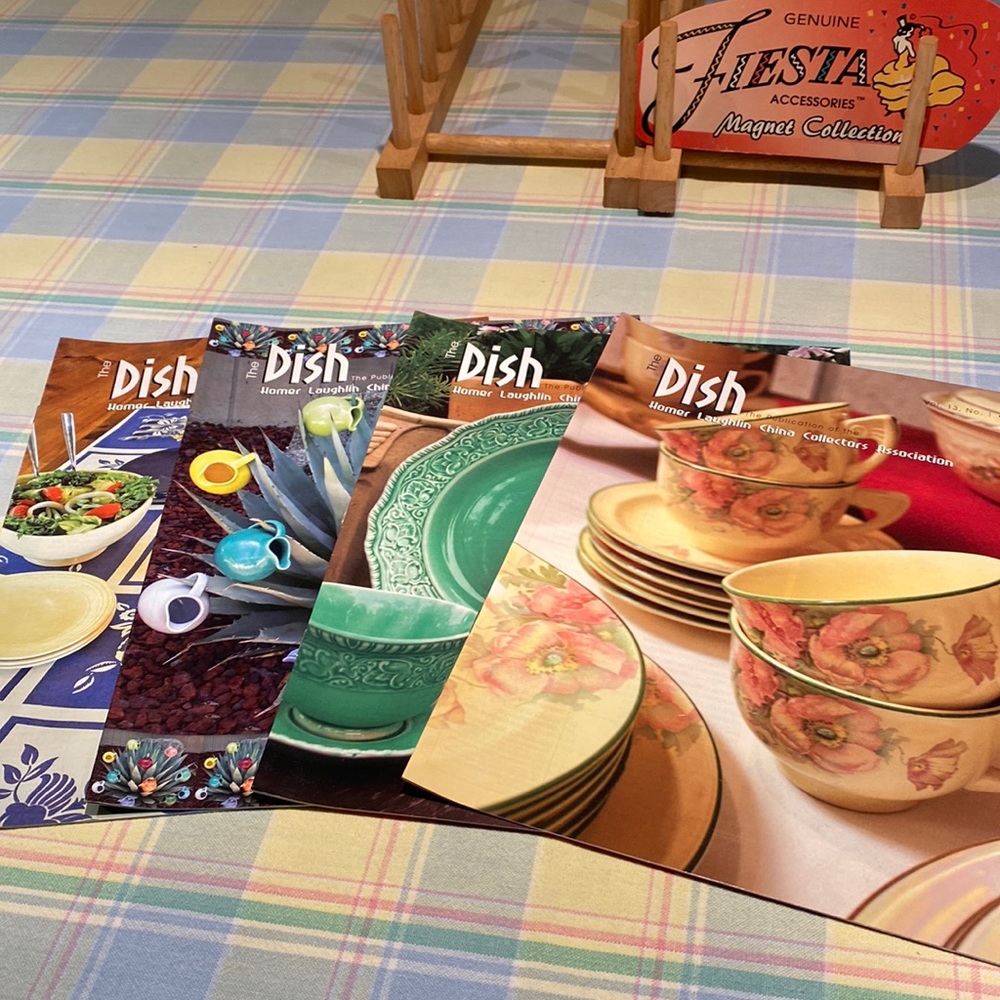 Fiestaware HLCCA publications from 2010 Vol 1,2,3,4 perfect condition
